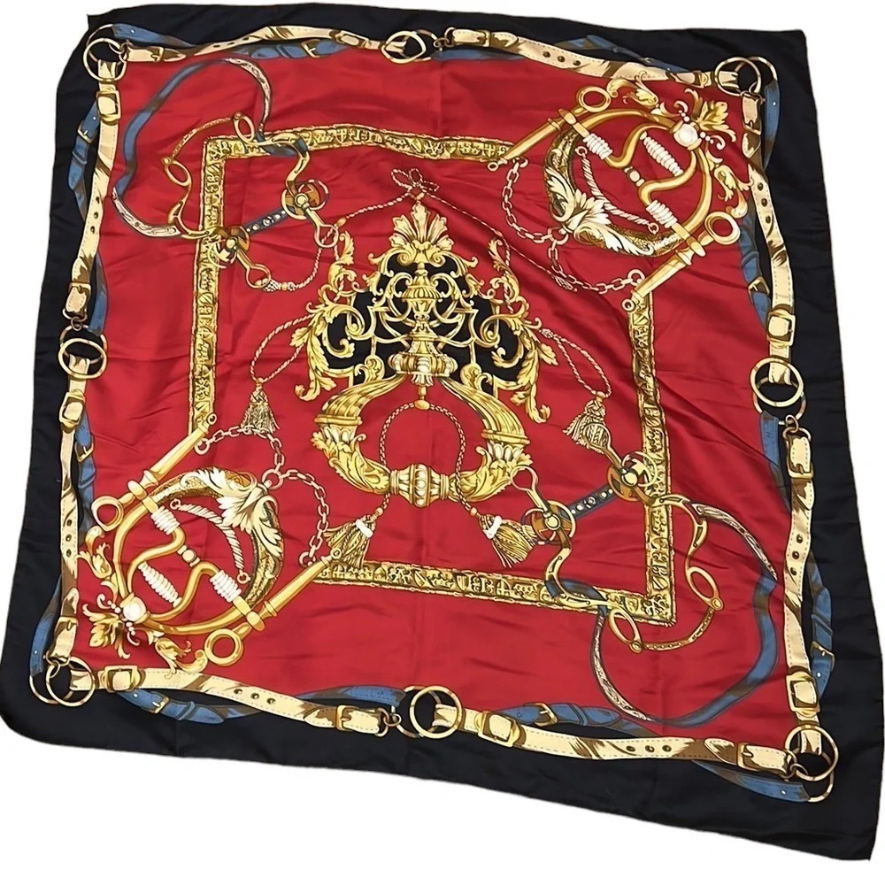 Vintage panther print scarf